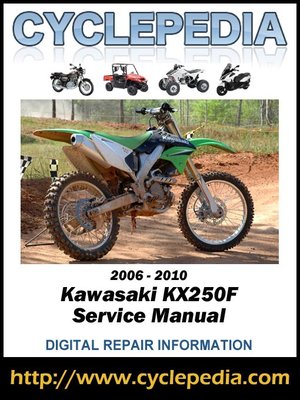 cover image of Kawasaki KX250F 2006-2010 Service Manual